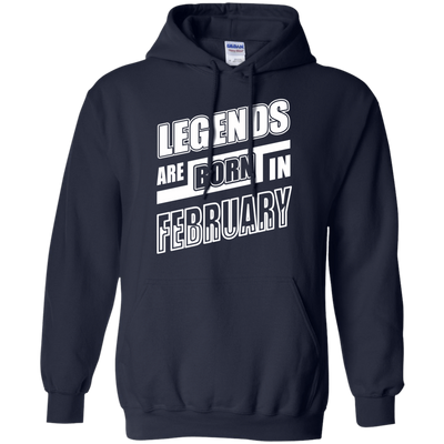 Legends are born in FEBRUARY T-Shirt & Hoodie | Teecentury.com