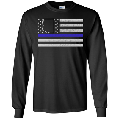 Arizona Thin Blue Line Police State T-Shirt & Hoodie | Teecentury.com
