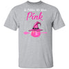 October Wear Pink Halloween Witch Pumpkin Breast Cancer T-Shirt & Hoodie | Teecentury.com
