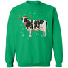 Funny Cow Reindeer Christmas Lights Pajama T-Shirt & Sweatshirt | Teecentury.com