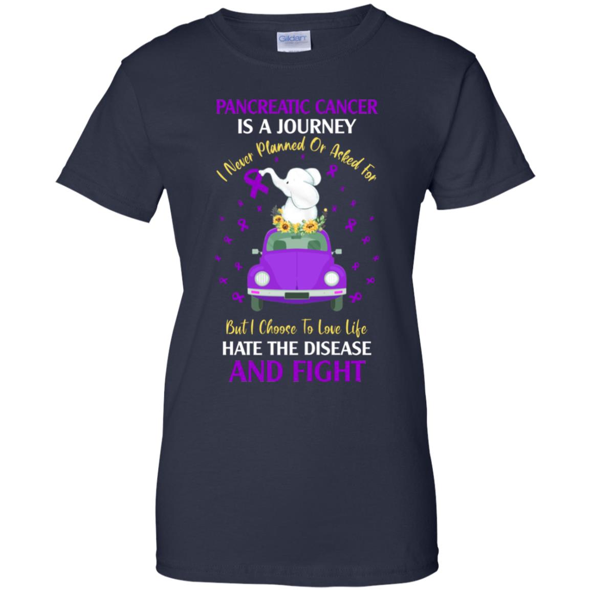 Pancreatic Awareness Is A Journey T-Shirt & Hoodie | Teecentury.com