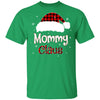 Santa Mommy Claus Red Plaid Family Pajamas Christmas Gift T-Shirt & Sweatshirt | Teecentury.com