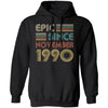 Epic Since November 1990 Vintage 32th Birthday Gifts T-Shirt & Hoodie | Teecentury.com