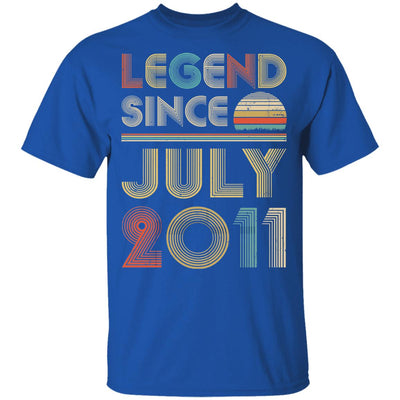 Legend Since July 2011 Vintage 11th Birthday Gifts Youth Youth Shirt | Teecentury.com