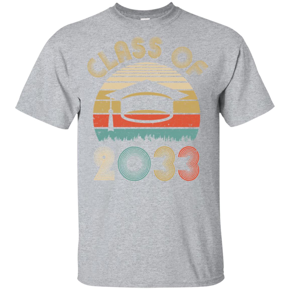 Class Of 2033 Grow With Me Graduation First Day Of School Youth Youth Shirt | Teecentury.com
