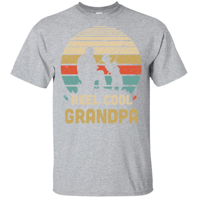 Vintage Father's Day Gift Reel Cool Grandpa Fishing T-Shirt & Hoodie | Teecentury.com