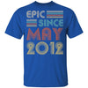 Epic Since May 2012 Vintage 10th Birthday Gifts Youth Youth Shirt | Teecentury.com