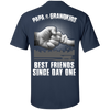 Papa And Grandkids Best Friends Single Day One T-Shirt & Hoodie | Teecentury.com