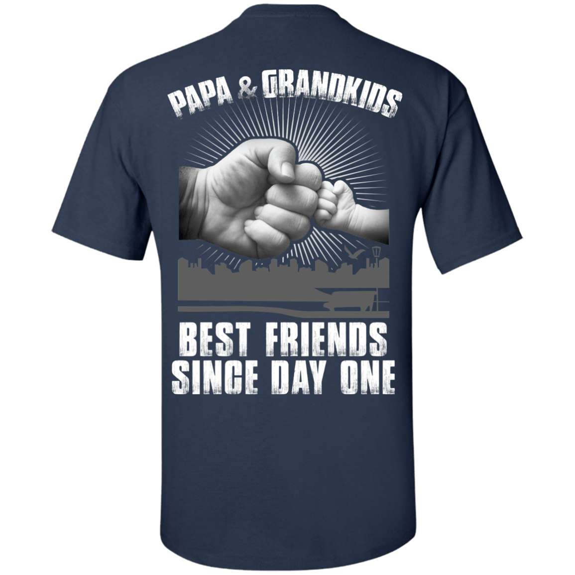 Papa And Grandkids Best Friends Single Day One T-Shirt & Hoodie | Teecentury.com