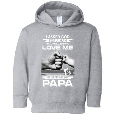 I Asked God For A Man Who Always Love Me Papa Youth Youth Shirt | Teecentury.com