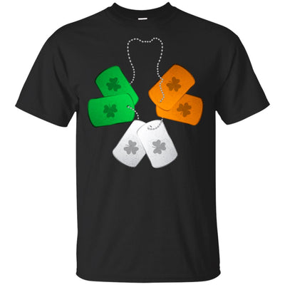 Shamrock Dogtag Soldier Army St Patrick's Day T-Shirt & Hoodie | Teecentury.com