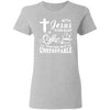 With Jesus in Her Heart and Coffee in Her Hand She is Unstoppable T-Shirt & Hoodie | Teecentury.com