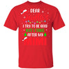 Dear Santa I Tried To Be Good But My Mimi Christmas Kids Youth Youth Shirt | Teecentury.com