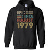 Epic Since August 1979 43th Birthday Gift 43 Yrs Old T-Shirt & Hoodie | Teecentury.com