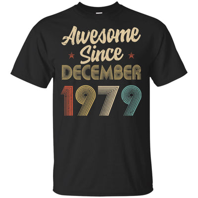 Awesome Since December 1979 Vintage 43th Birthday Gifts T-Shirt & Hoodie | Teecentury.com