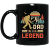 Dad You Are A Legend Walking Forest Bigfoot Father's Day Mug Coffee Mug | Teecentury.com