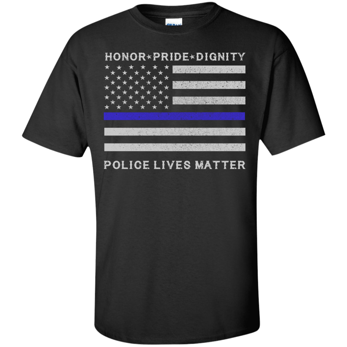 Police Lives Matter Honor Pride Dignity T-Shirt & Hoodie | Teecentury.com