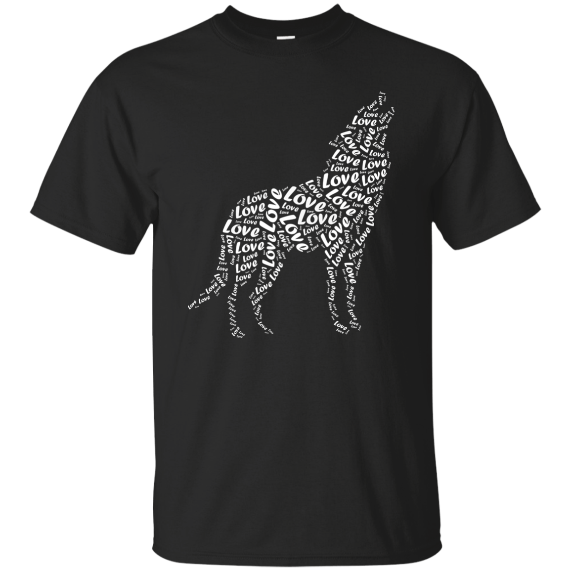 I Love Wolf T-Shirt & Hoodie | Teecentury.com
