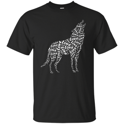 I Love Wolf T-Shirt & Hoodie | Teecentury.com