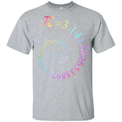 Pi Spiral Galaxy Color Math Pi Day T-Shirt & Hoodie | Teecentury.com