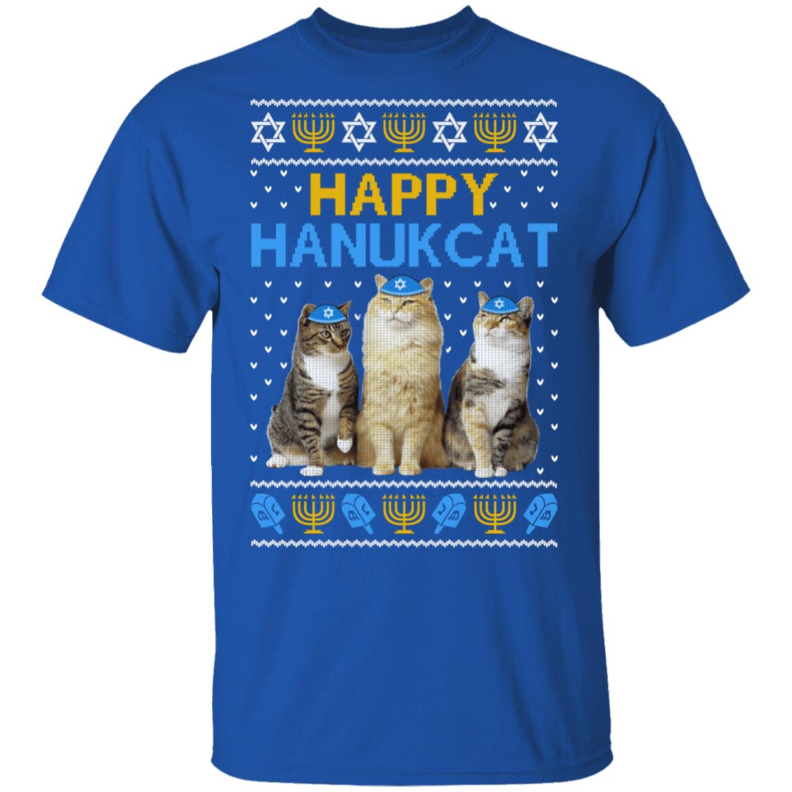 Happy Hanukcat T-Shirt & Sweatshirt | Teecentury.com