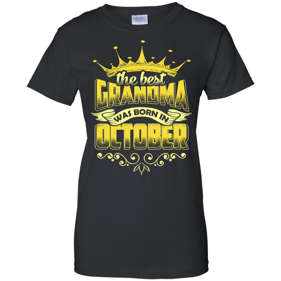 The Best Grandma Was Born In October T-Shirt & Hoodie | Teecentury.com