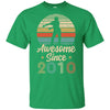 Vintage Flossing Awesome Since 2010 12th Birthday Gift Youth Youth Shirt | Teecentury.com
