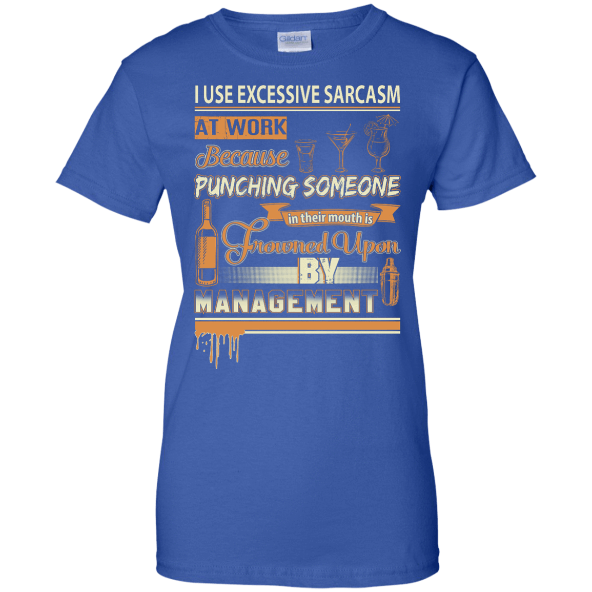 I Use Excessive Sarcasm At Work Bartender T-Shirt & Hoodie | Teecentury.com