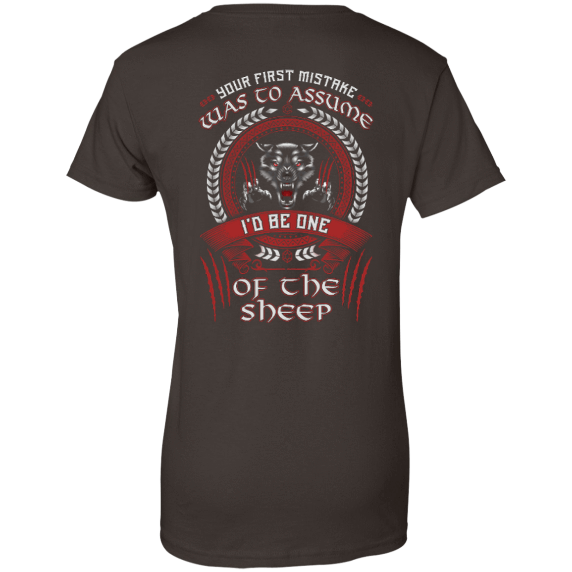 I'd Be One Of The Sheep Wolf Of Odin T-Shirt & Hoodie | Teecentury.com