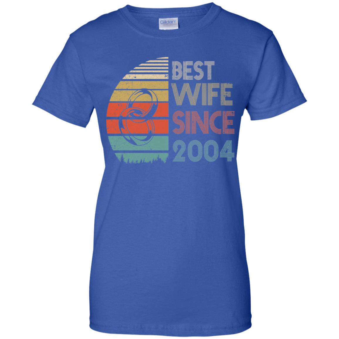 18th Wedding Anniversary Gifts Best Wife Since 2004 T-Shirt & Hoodie | Teecentury.com