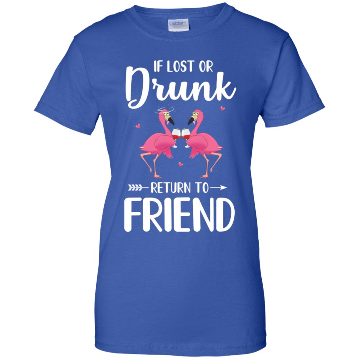 Flamingo If I Lost Or Drunk Please Return To Friend T-Shirt & Tank Top | Teecentury.com