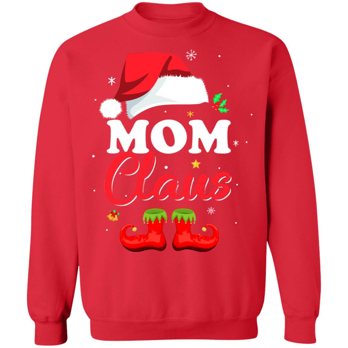 Santa Mom Claus Matching Family Pajamas Christmas Gifts T-Shirt & Sweatshirt | Teecentury.com