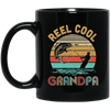 Vintage Reel Cool Grandpa Fish Fishing Father's Day Gift Mug Coffee Mug | Teecentury.com