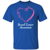 Butterfly Believe Breast Cancer Awareness Ribbon Gifts T-Shirt & Hoodie | Teecentury.com