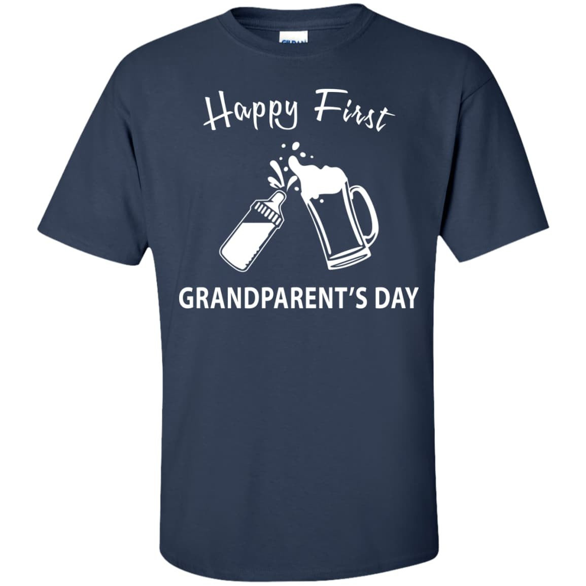 HAPPY FIRST GRANDPARENT'S DAY T-Shirt & Hoodie | Teecentury.com