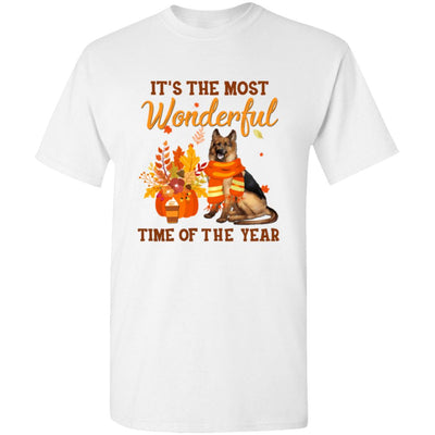 German Shepherd Autumn It's The Most Wonderful Time Of The Year T-Shirt & Hoodie | Teecentury.com