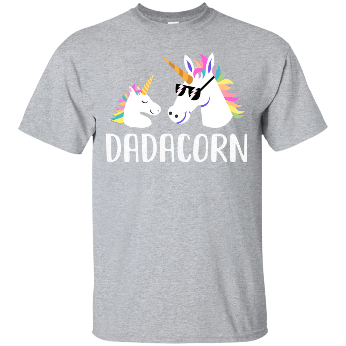 Dadacorn Unicorn Dad And Baby Fathers Day Gifts T-Shirt & Hoodie | Teecentury.com