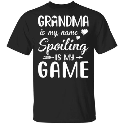 Grandma Is My Name Spoiling Is My Game Funny Mothers Day T-Shirt & Tank Top | Teecentury.com