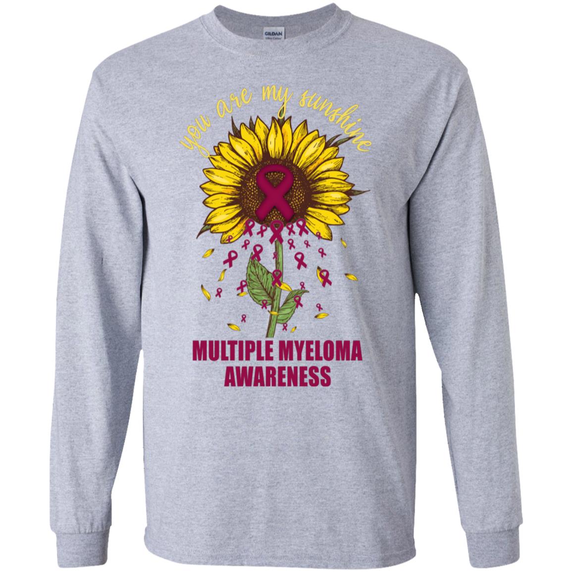 You Are My Sunshine Multiple Myeloma Awareness T-Shirt & Hoodie | Teecentury.com
