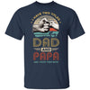 Vintage I Have Two Title Dad And Papa Funny Fathers Day T-Shirt & Hoodie | Teecentury.com