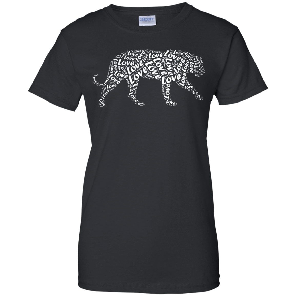 I Love Tiger T-Shirt Word Graphic Tee T-Shirt & Hoodie | Teecentury.com