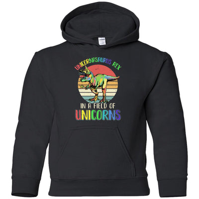 Be A Unicornasaurus Rex In A Field Of Unicorns Youth Youth Shirt | Teecentury.com