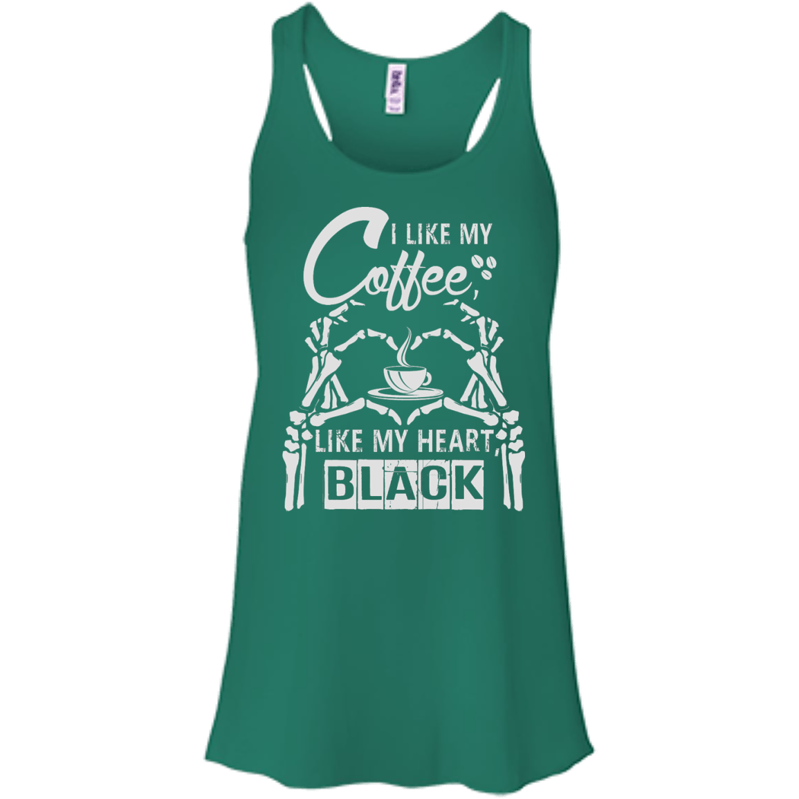 I Like My Coffee Like My Heart Black T-Shirt & Hoodie | Teecentury.com