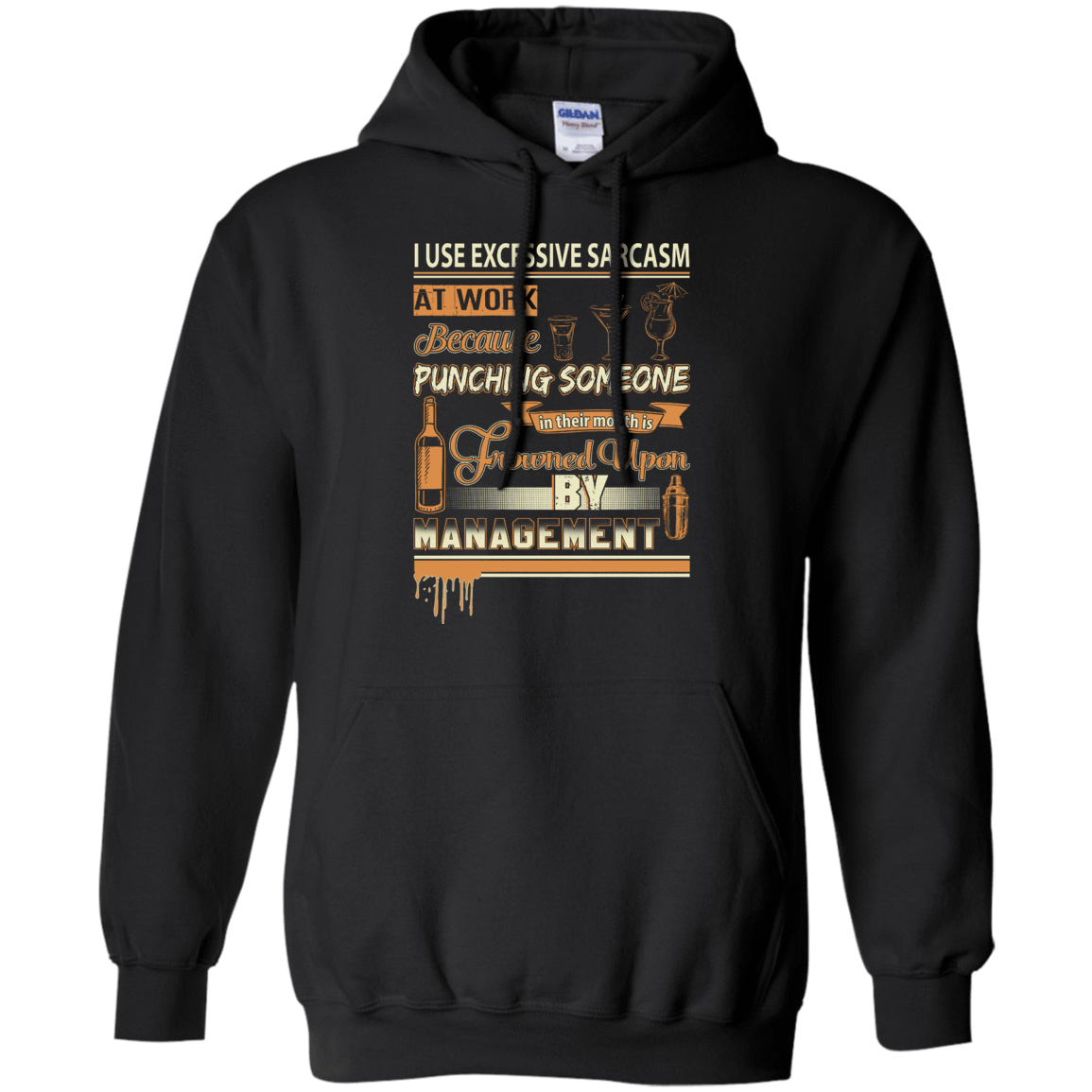 I Use Excessive Sarcasm At Work Bartender T-Shirt & Hoodie | Teecentury.com