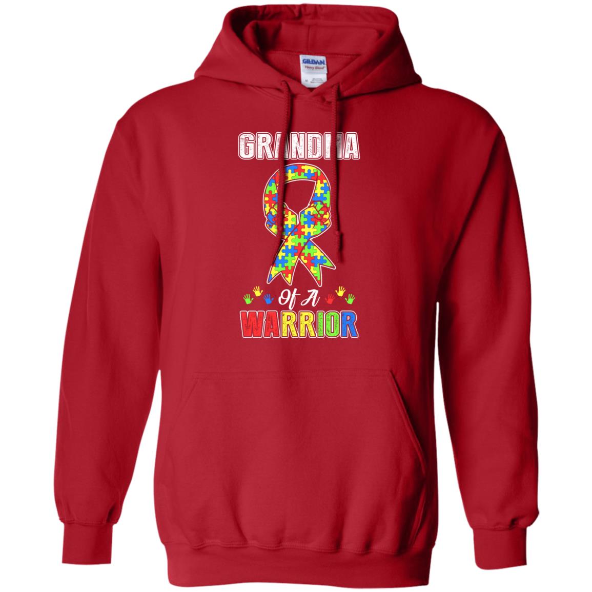 Grandma Of A Warrior Support Autism Awareness Gift T-Shirt & Hoodie | Teecentury.com
