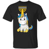 Funny Jewish Unicorn Menorah Kids Girl Hanukkah Youth Youth Shirt | Teecentury.com