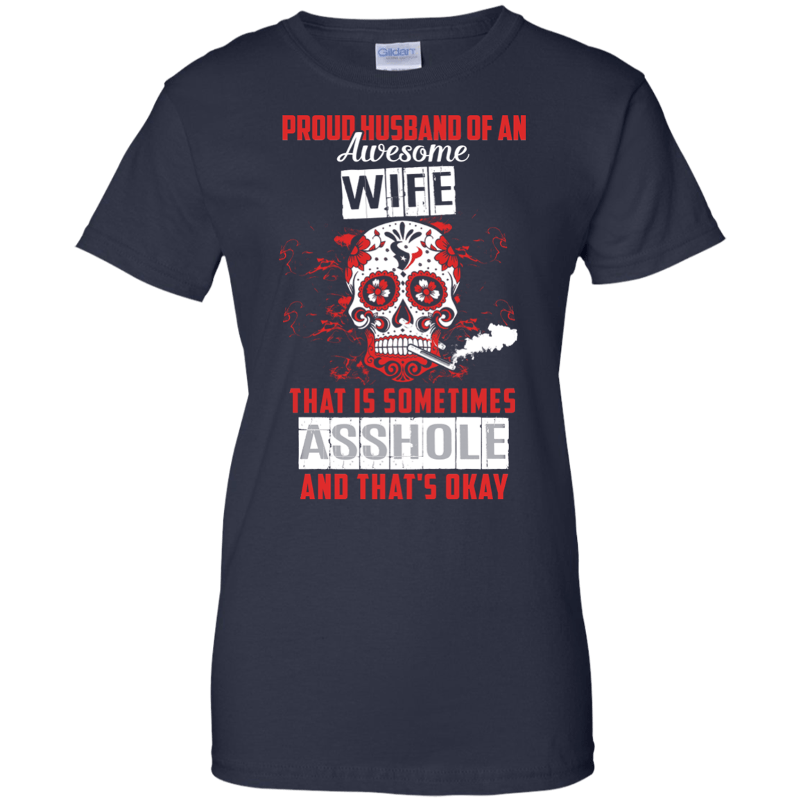 Proud Husband Of An Awesome Wife T-Shirt & Hoodie | Teecentury.com