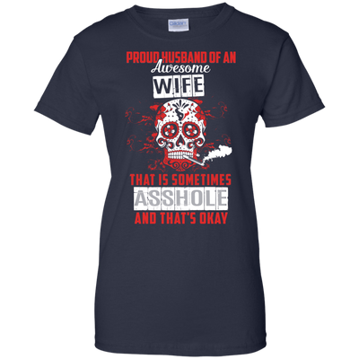 Proud Husband Of An Awesome Wife T-Shirt & Hoodie | Teecentury.com