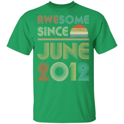 Awesome Since June 2012 Vintage 10th Birthday Gifts Youth Youth Shirt | Teecentury.com