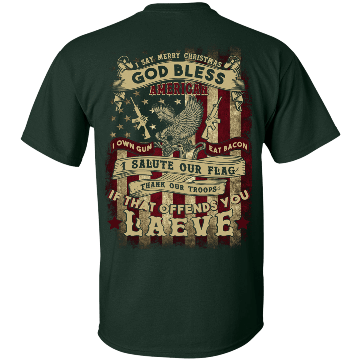 I Say Merry Christmas God Bless America Christmas T-Shirt & Hoodie | Teecentury.com